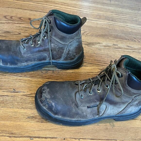 Red Wing 2240 Gray Brown King Steel Toe Waterproof Safety Boots   Mens Size 8.5 - Picture 4 of 6